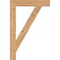 Ekena Millwork Traditional Block Smooth Bracket, Western Red Cedar, 3 1/2"W x 24"D x 36"H BKT04X24X36TRA05SWR - alternate 4